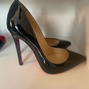 Authentic Christian Loubotin Pigalle patent 120mm